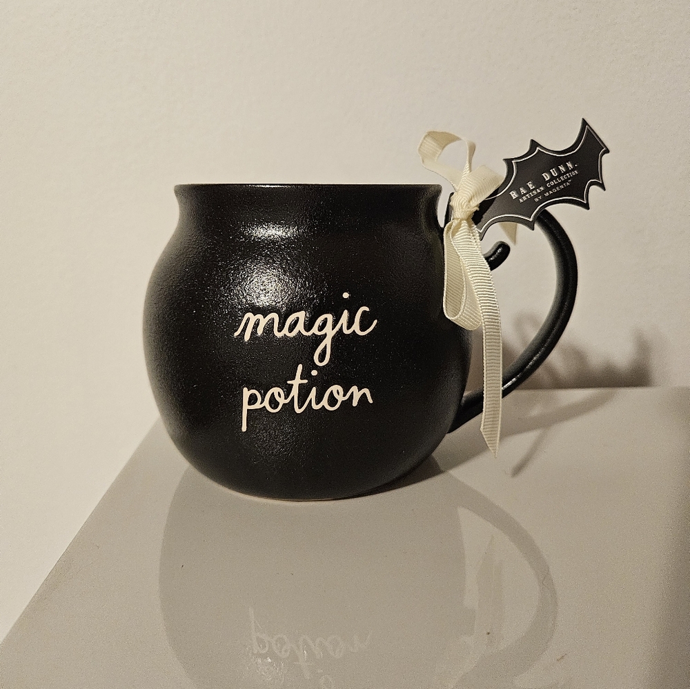 Rae Dunn Black Magic Potion Cauldron Mug